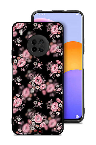 Tolwak غطاء حماية لهاتف هواوي Y9a بنقشة زهور بورتريه