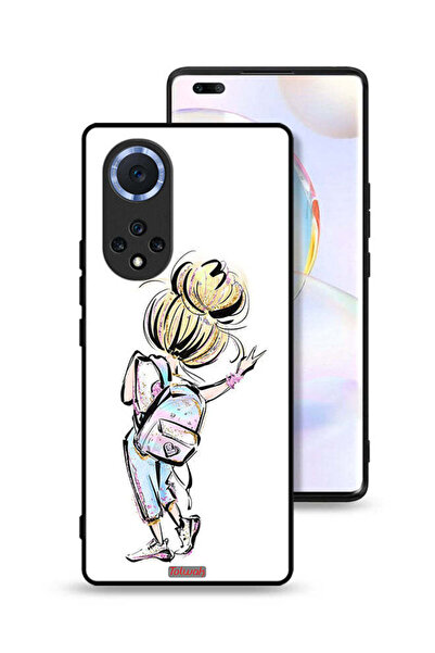 Tolwak غطاء حماية لهاتف هواوي نوفا 9 برو، رسمة فتاة مدرسية