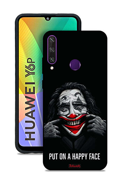 Tolwak غطاء حماية لهاتف هواوي Y6p بوجه سعيد
