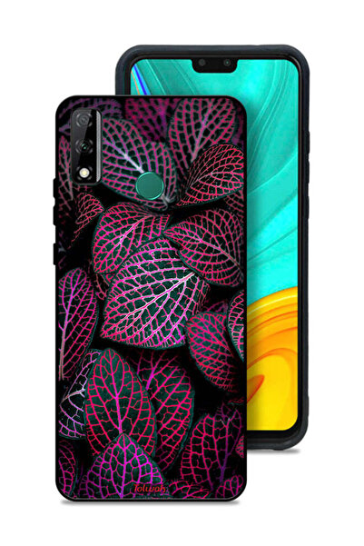 Tolwak غطاء حماية لهاتف هواوي Y8s بنقشة أوراق سالجا