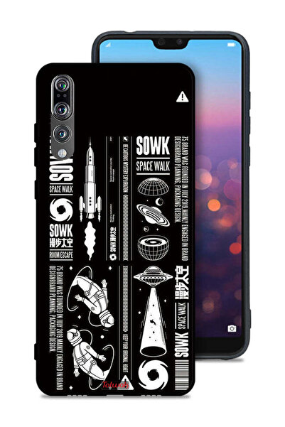 Tolwak Huawei P20 Pro Protective Case Cover Sowk Space Walk Sticker
