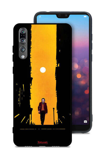 Tolwak غطاء حماية لهاتف هواوي P20 Pro بتصميم جوكر، عمل فني رقمي تجريدي