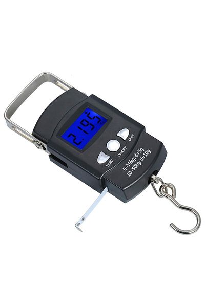 Vaxiuja Portable Electronic Scale, Vaxiuja, Maximum Load 50kg, ABS/Plastic/Stainless Steel, Black