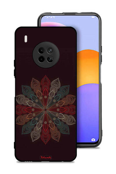 Tolwak غطاء حماية لهاتف هواوي Y9a - تصميم زهرة ماندالا