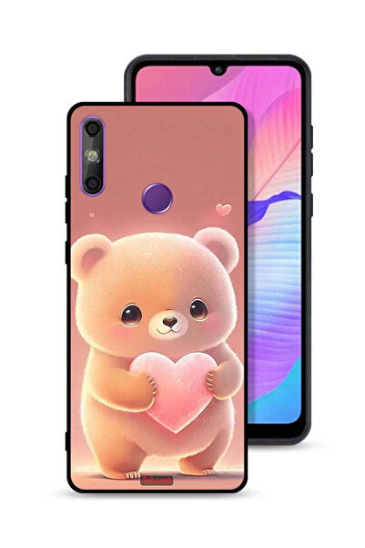 Tolwak غطاء حماية لهاتف هواوي إنجوي 20e على شكل باندا صغير لطيف يحمل قلبًا