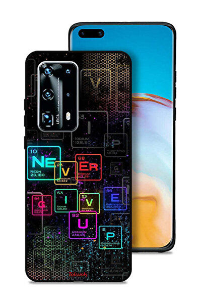 Tolwak غطاء حماية لهاتف هواوي P40 برو بلس 5G، فن "لا تستسلم أبدًا"