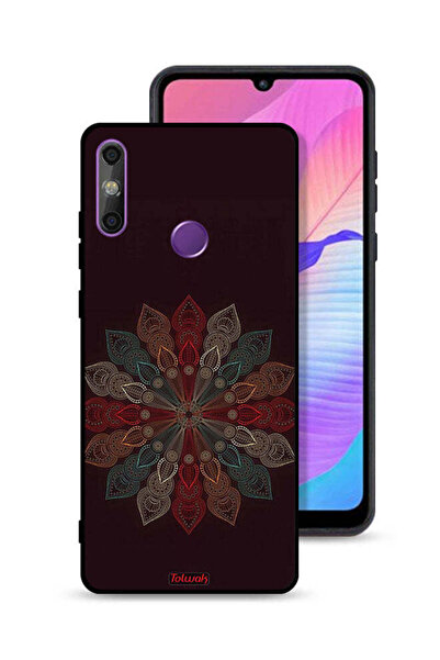 Tolwak غطاء حماية لهاتف هواوي إنجوي 20e بتصميم زهرة ماندالا