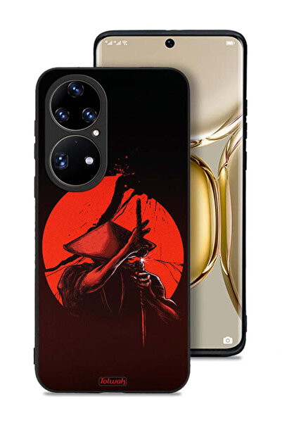 Tolwak غطاء حماية لهاتف هواوي P50 برو بتصميم محارب السيف