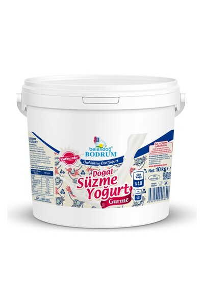 BELENDAĞ BODRUM Belendağ Bodrum Gurme Süzme Doğal Yoğurt 10 kg