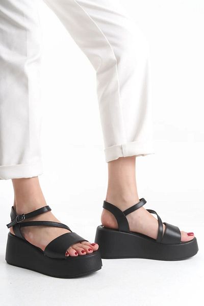 ARTSHOES Women's Light Comfortable 6 cm Platform Heeled Eva Sole Sandals 4010-123-0001