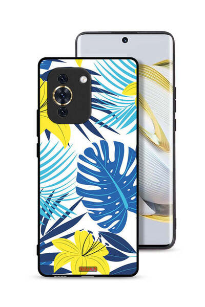 Tolwak غطاء حماية لهاتف هواوي نوفا 10 بنقشة ريش وزهور