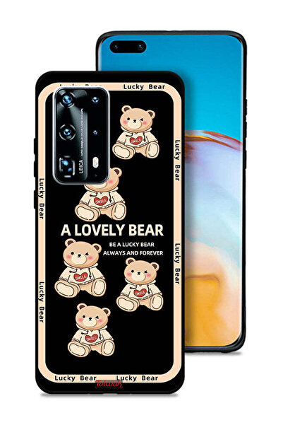 Tolwak غطاء حماية لهاتف هواوي بي 40 برو بلس 5G - دب جميل