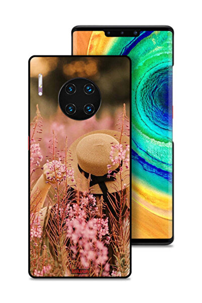 Tolwak غطاء حماية لهاتف هواوي ميت 30 برو بتصميم فتاة قبعة مزينة بالزهور