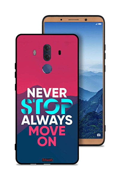 Tolwak غطاء حماية لهاتف هواوي ميت 10 برو - لا تتوقف أبدًا، تحرك دائمًا