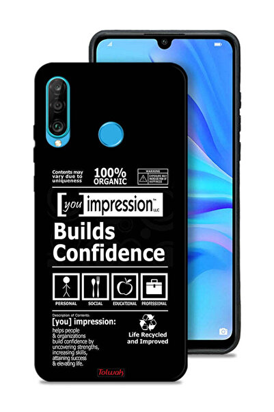 Tolwak غطاء حماية لهاتف هواوي P30 لايت - ملصق يعزز الثقة