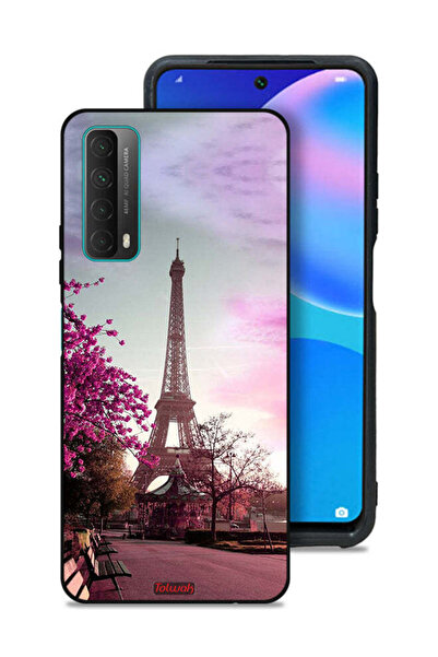 Tolwak غطاء حماية لهاتف هواوي بي سمارت (2021) بتصميم برج إيفل