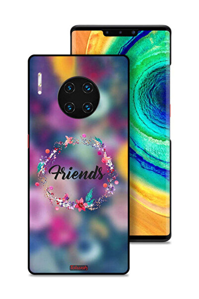 Tolwak غطاء حماية لهاتف هواوي ميت 30 إي برو 5G، رسمة خاتم أصدقاء الزهور