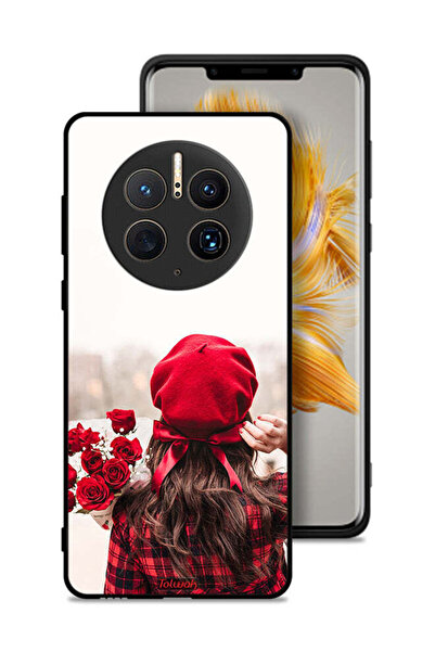Tolwak غطاء حماية لهاتف هواوي ميت 50 برو يحمل زهورًا