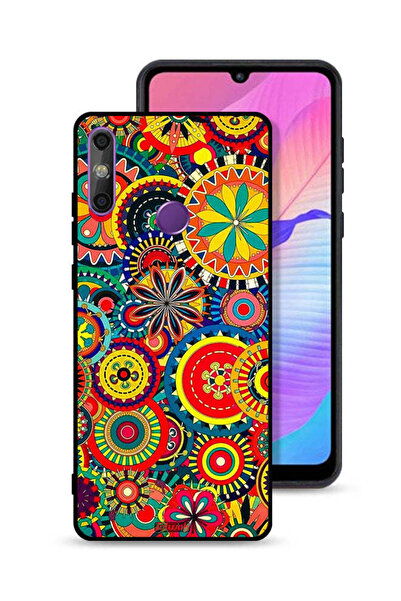 Tolwak غطاء حماية لهاتف هواوي إنجوي 20e بنمط ماندالا ملون