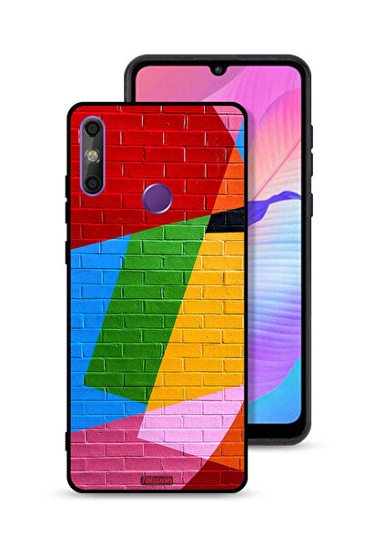 Tolwak غطاء حماية لهاتف هواوي إنجوي 20e برسومات جدارية ملونة