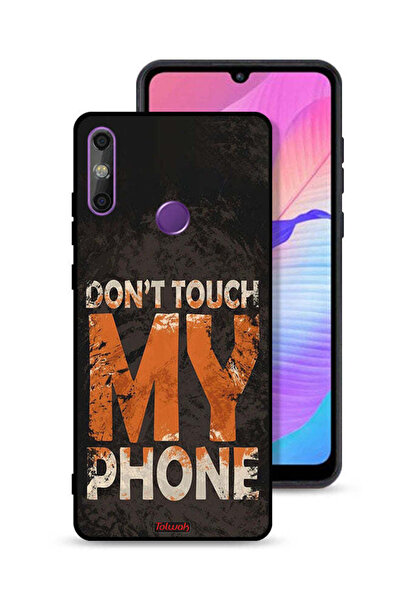 Tolwak Huawei Enjoy 20e Protective Case Cover Do Not Touch My Phone