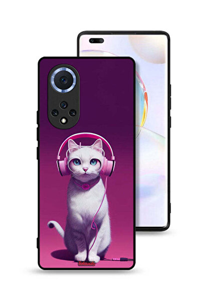 Tolwak غطاء حماية لهاتف Honor 50 Pro بتصميم قطة لطيفة