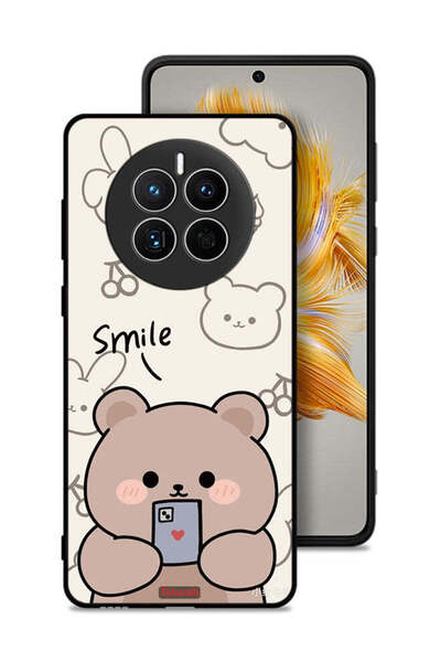 Tolwak غطاء حماية لهاتف هواوي ميت 50 برسومات الدب المبتسم