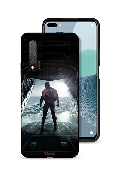 Tolwak Huawei nova 6 Protective Case Cover Portrait Display Captain America