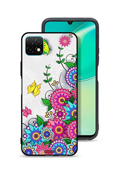 Tolwak غطاء حماية لهاتف هواوي نوفا Y60 بنقشة زهور ماندالا