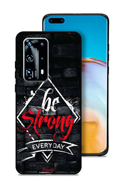 Tolwak غطاء حماية لهاتف هواوي بي 40 برو بلس 5G كن قويًا كل يوم