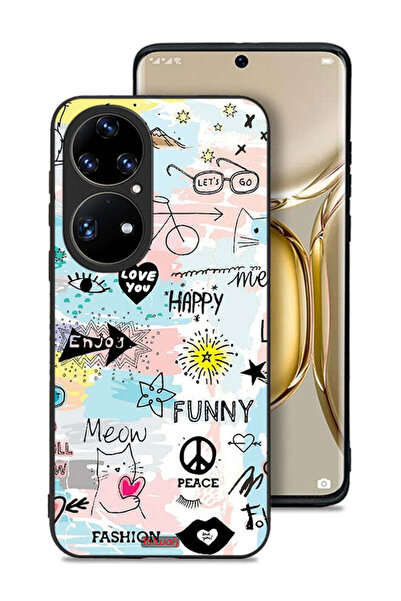 Tolwak غطاء حماية هواوي بي 50 برو - أحبك - علامات