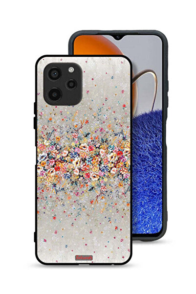 Tolwak غطاء حماية لهاتف هواوي نوفا Y61 بنقشة زهور صغيرة وفن تجريدي