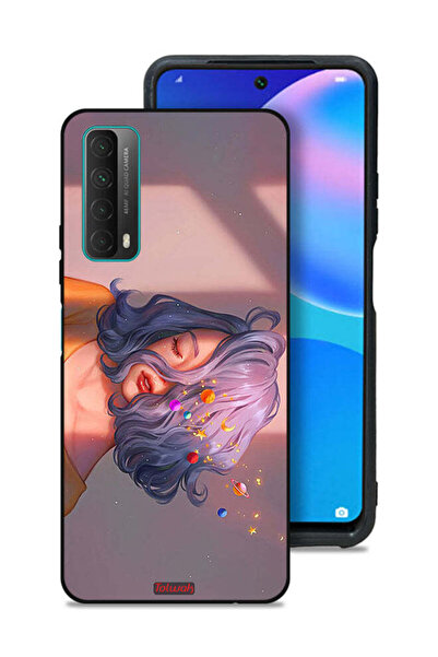 Tolwak غطاء حماية لهاتف هواوي بي سمارت (2021) بتصميم فتاة وفضاء