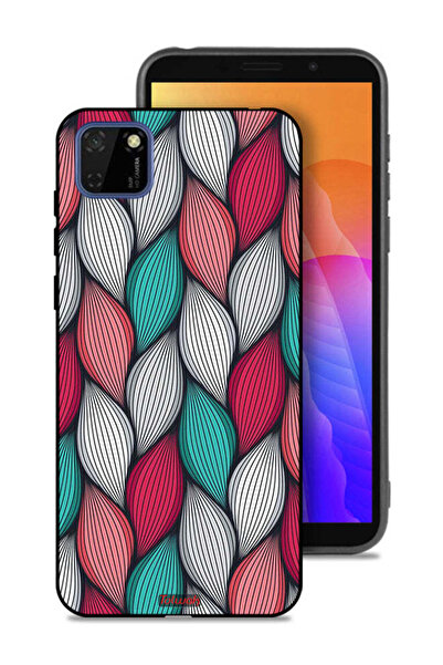 Tolwak غطاء حماية لهاتف هواوي Y5p بنقشة ريشة