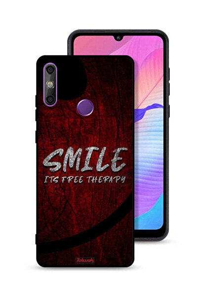 Tolwak Huawei Enjoy 20e Protective Case Cover Smile Its Free Therapy
