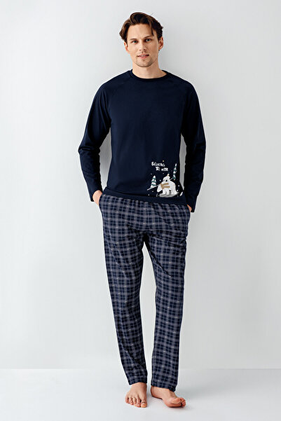 Arnetta Erkek Lacivert Pijama Takımı