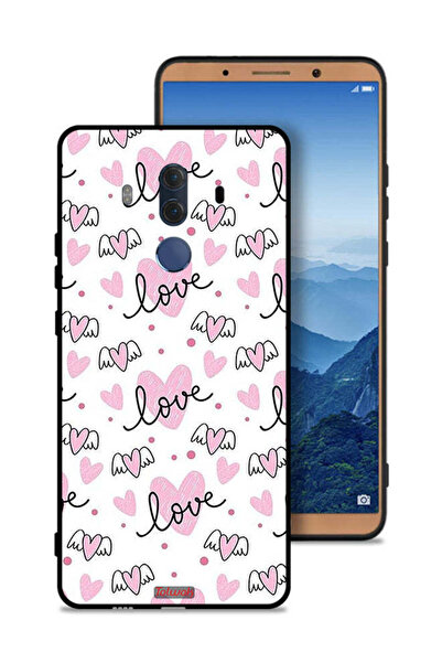 Tolwak غطاء حماية لهاتف هواوي ميت 10 برو بنمط فني مزين برسومات الحب والقلب
