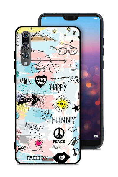 Tolwak غطاء حماية لهاتف هواوي P20 Pro - أحبك - علامات