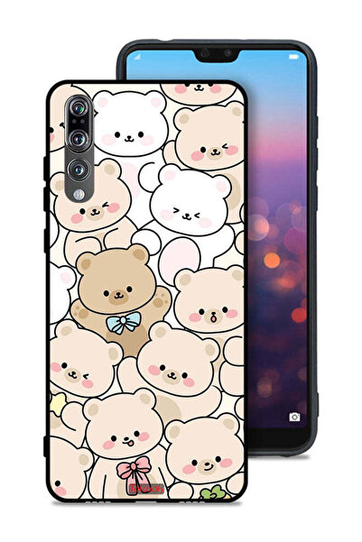 Tolwak غطاء حماية لهاتف هواوي P20 Pro بنقشة الدببة