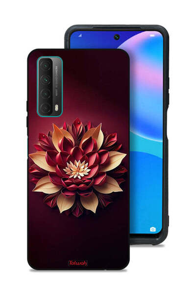 Tolwak غطاء حماية لهاتف هواوي بي سمارت (2021) بتصميم تجريدي زهري