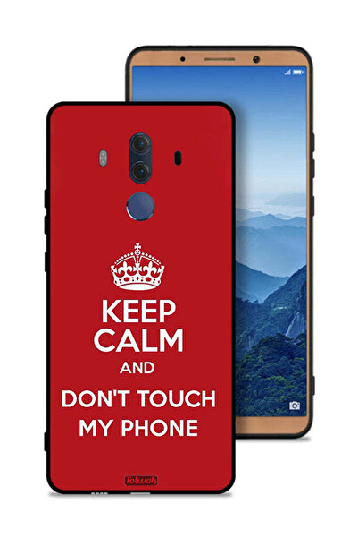 Tolwak غطاء حماية لهاتف هواوي ميت 10 برو - حافظ على هدوئك ولا تلمس هاتفي