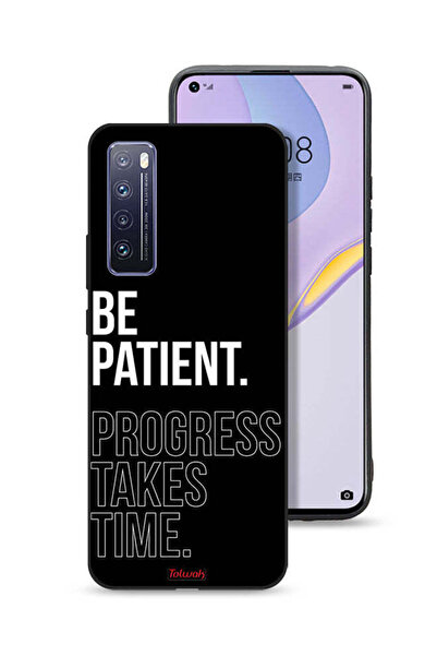 Tolwak غطاء حماية لهاتف هواوي نوفا 7 5G كن صبورًا فالتقدم يستغرق وقتًا