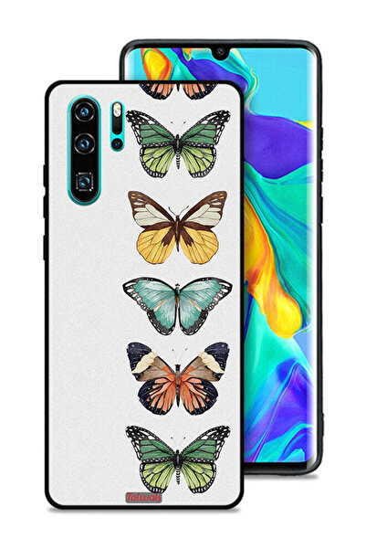 Tolwak غطاء حماية لهاتف هواوي بي 30 برو بنقشة أربع فراشات