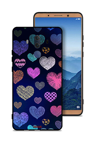 Tolwak غطاء حماية لهاتف هواوي ميت 10 برو بنقشة قلوب حجرية