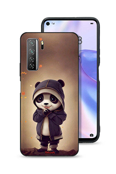 Tolwak غطاء حماية لهاتف هواوي نوفا 7 SE 5G بطبعة باندا صغيرة لطيفة