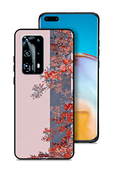 Tolwak غطاء حماية لهاتف هواوي بي 40 برو بلس 5G برسومات أوراق الشجر والزهور