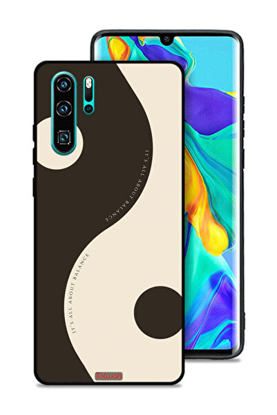 Tolwak غطاء حماية لهاتف Huawei P30 Pro "التوازن هو كل شيء"