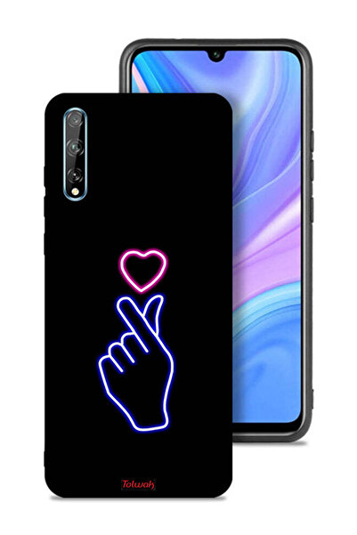 Tolwak غطاء حماية لهاتف هواوي Y8p بتصميم قلب سناب