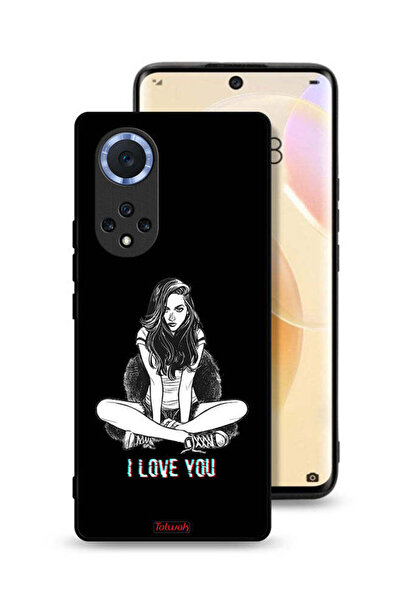 Tolwak غطاء حماية لهاتف هواوي نوفا 9 - لوحة فنية "أحبك"