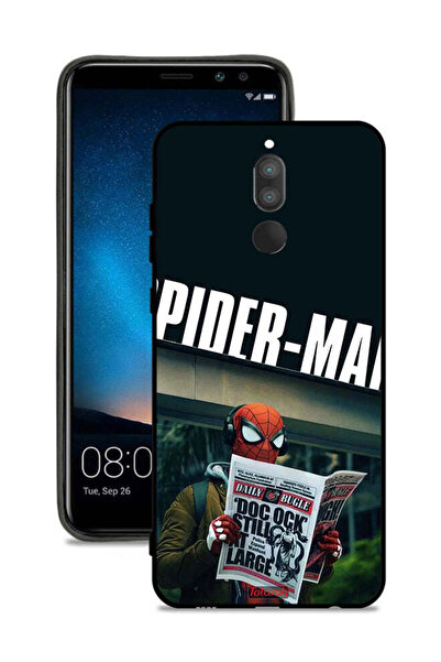 Tolwak غطاء حماية لهاتف هواوي ميت 10 لايت بتصميم سبايدرمان يقرأ جريدة